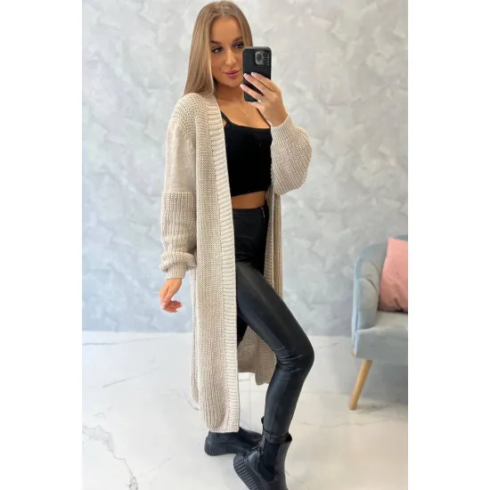 Sieviešu bēšs kardigāns Longy 23753