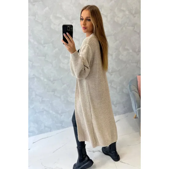 Sieviešu bēšs kardigāns Longy 23753