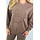 Women's brown set California 9451