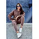 Women's brown set California 9451