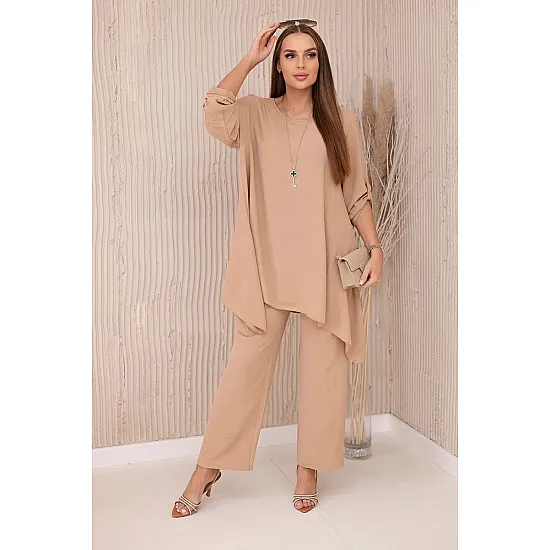 Women's brown set Lives 1025A