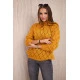 Sieviešu dzeltens džemperis Rombas