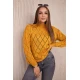 Sieviešu dzeltens džemperis Rombas 18763