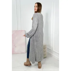 Women's grey cardigan Longy