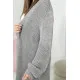 Women's grey cardigan Longy 19349