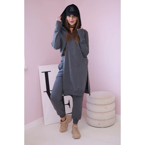 Sieviešu pelēks komplekts Donni 9365