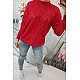 Women's red jumper Rombas 18768