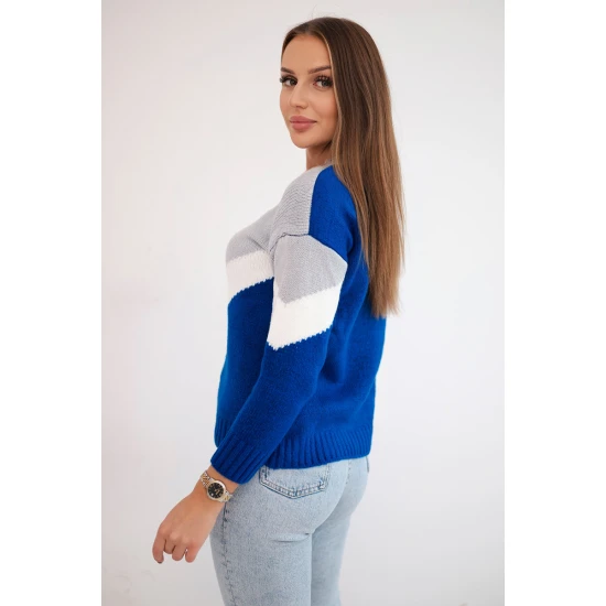 Sieviešu trīskrāsains džemperis Loren 19175