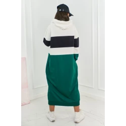 Sieviešu trīskrāsu kleita Galvenā