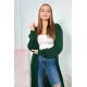 Women's dark green cardigan Longy 26634