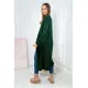 Women's dark green cardigan Longy 26634
