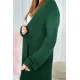 Women's dark green cardigan Longy 26634