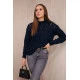 Sieviešu tumši zils džemperis Rombas