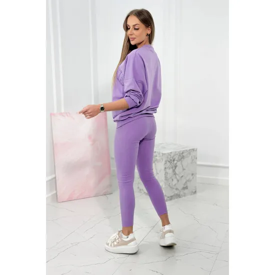 Women's purple set California 9451