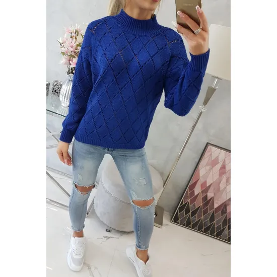 Women's blue jumper Rombas 19245