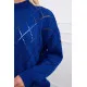 Women's blue jumper Rombas 19245