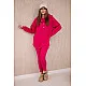 Three Piece Women's Bright Pink Set Sitin 24351