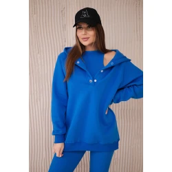 Trīsdaļīgs sieviešu zilais komplekts Sitin