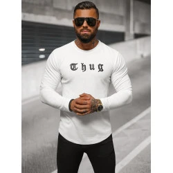 Vīriešu balts džemperis Hug