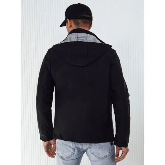 Vīriešu melna softshell jaka Luver TX4664