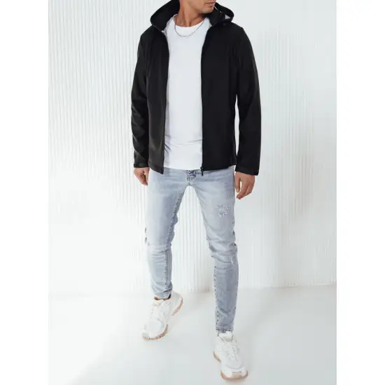 Vīriešu melna softshell jaka Luver TX4664