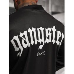 Vīriešu melns džemperis Gangster