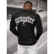 Vīriešu melns džemperis Gangster O/B7548