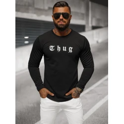 Vīriešu melns džemperis Hug