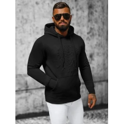 Vīriešu melns džemperis Luke