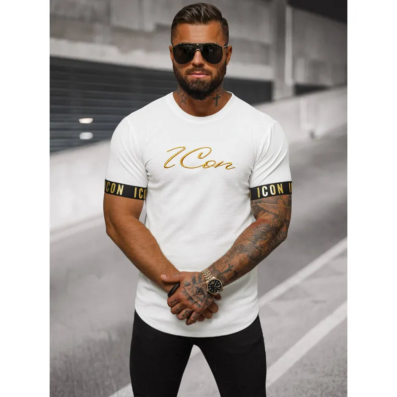 Vīriešu melns Icon T-krekls O/T7578