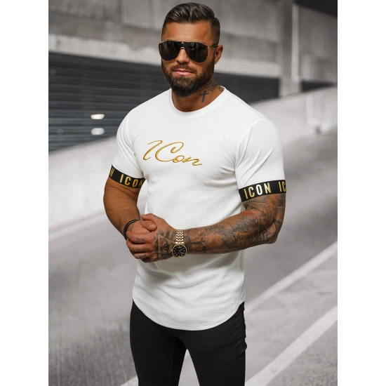 Vīriešu melns Icon T-krekls O/T7578