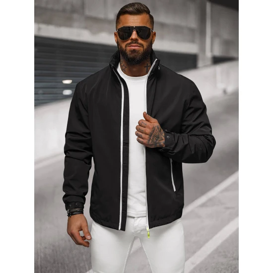 Vīriešu plāna melna jaka Vind JS/5M3105/392