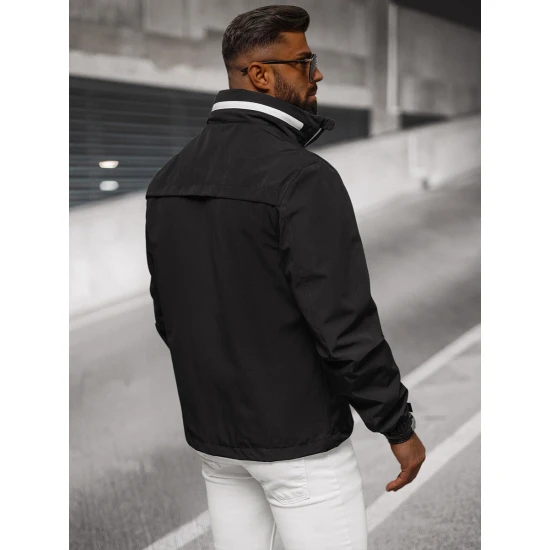 Vīriešu plāna melna jaka Vind JS/5M3105/392