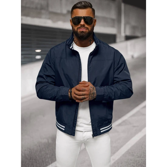 Vīriešu plāna tumši zila jaka Some JS/5M3101/215