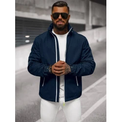 Vīriešu plāna tumši zila jaka Vind