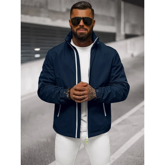 Vīriešu plāna tumši zila jaka Vind JS/5M3105/215