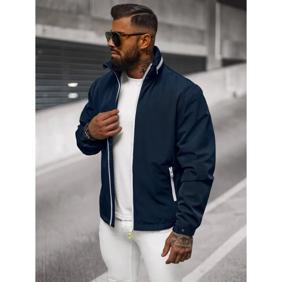 Vīriešu plāna tumši zila jaka Vind JS/5M3105/215