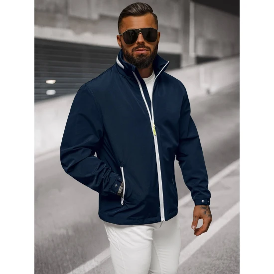 Vīriešu plāna tumši zila jaka Vind JS/5M3105/215