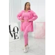 Sieviešu gaiši rozā komplekts Triple