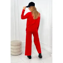 Moteriškas raudonas komplektas Fiora