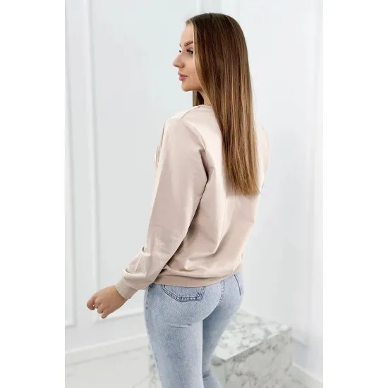 Sieviešu Vintage bēšs džemperis 27434