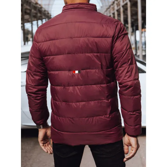 Men's burgundy jacket Nerov TX4443