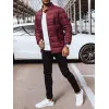 Vīriešu bordo krāsas jaka Nerov TX4443