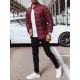 Men's burgundy jacket Nerov TX4443