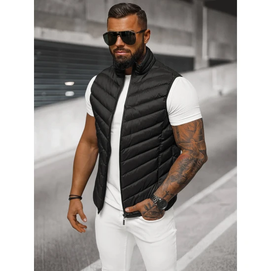 Vīriešu melna veste Lite Vestes