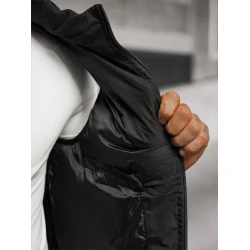 Vīriešu melna veste Stog