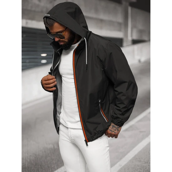 Vīriešu plāna melna jaka Doran JS/5M802/392