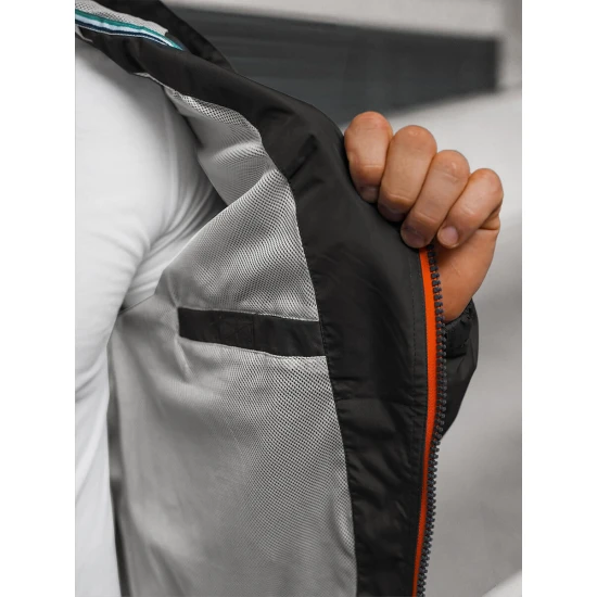 Vīriešu plāna melna jaka Doran JS/5M802/392