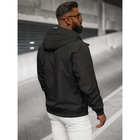 Vīriešu plāna melna jaka Doran JS/5M802/392