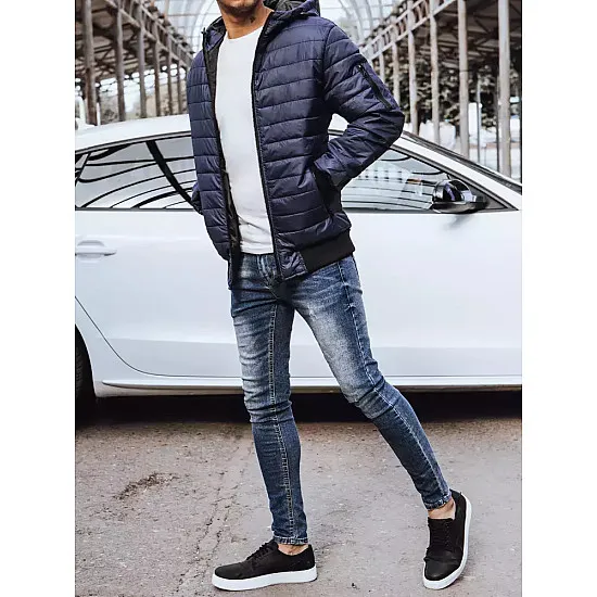Men's dark blue jacket Rikon TX4144